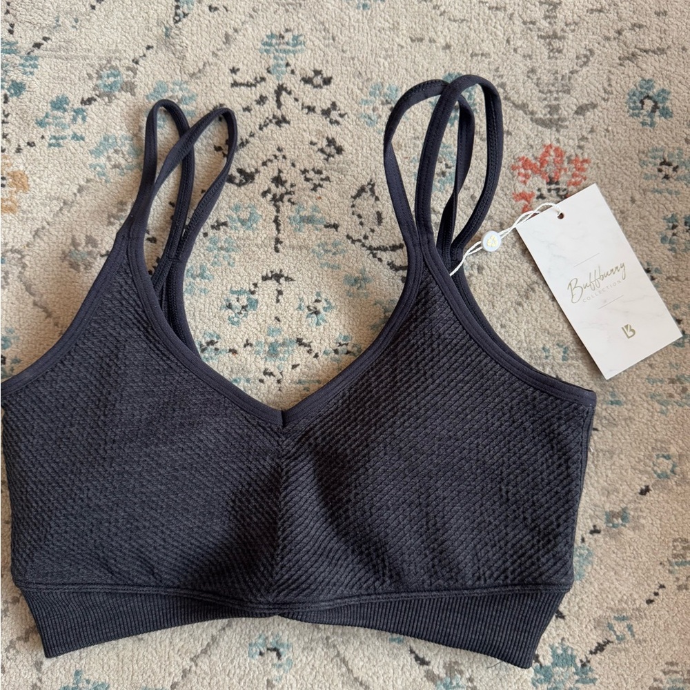 Shape Seamless Sports Bra - Charcoal